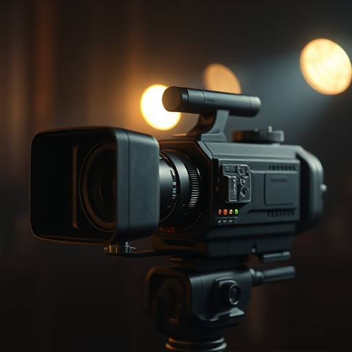 Ic√¥ne d'une cam√©ra vid√©o repr√©sentant nos services de production vid√©o.
