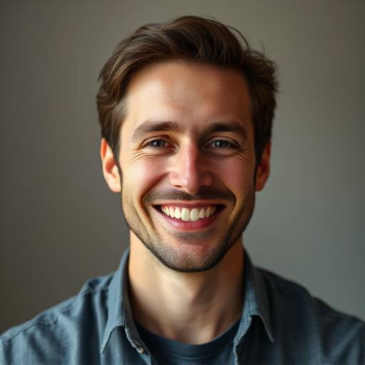 Portrait de Marc Leclerc, client satisfait de Studio Cr√©atif Lumi√®re.