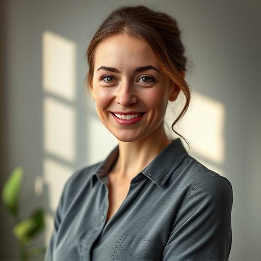 Portrait de Sophie Dupont, Directrice Générale de Studio Créatif Lumière.