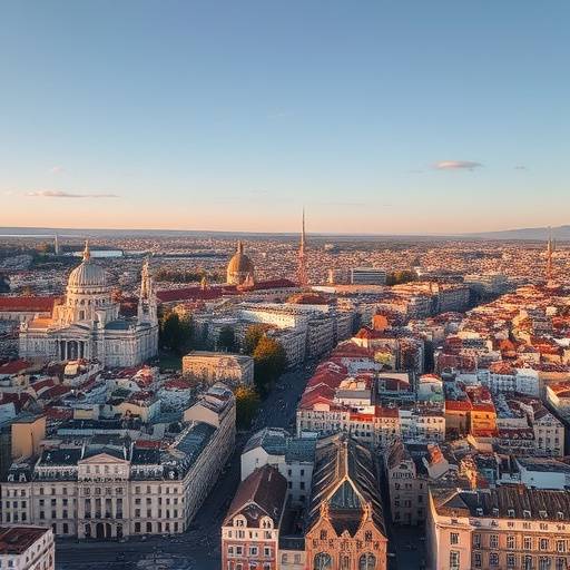 Prise de vue aérienne d'un paysage urbain lyonnais réalisée par un drone de Studio Créatif Lumière.